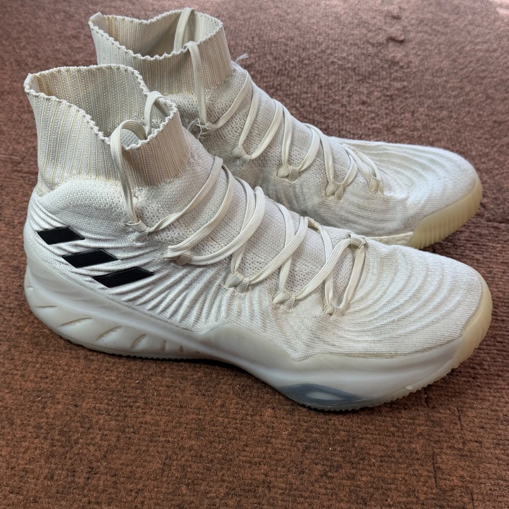 Adidas Crazy Explosive 2017 Primeknit Mens Basketball Shoes Cream White US12 gym